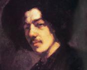 詹姆斯 阿伯特 麦克尼尔 惠斯勒 : Portrait of Whistler with Hat